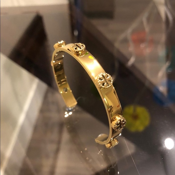 Tory Burch Jewelry - Tory Burch Logo stud Bracelet
